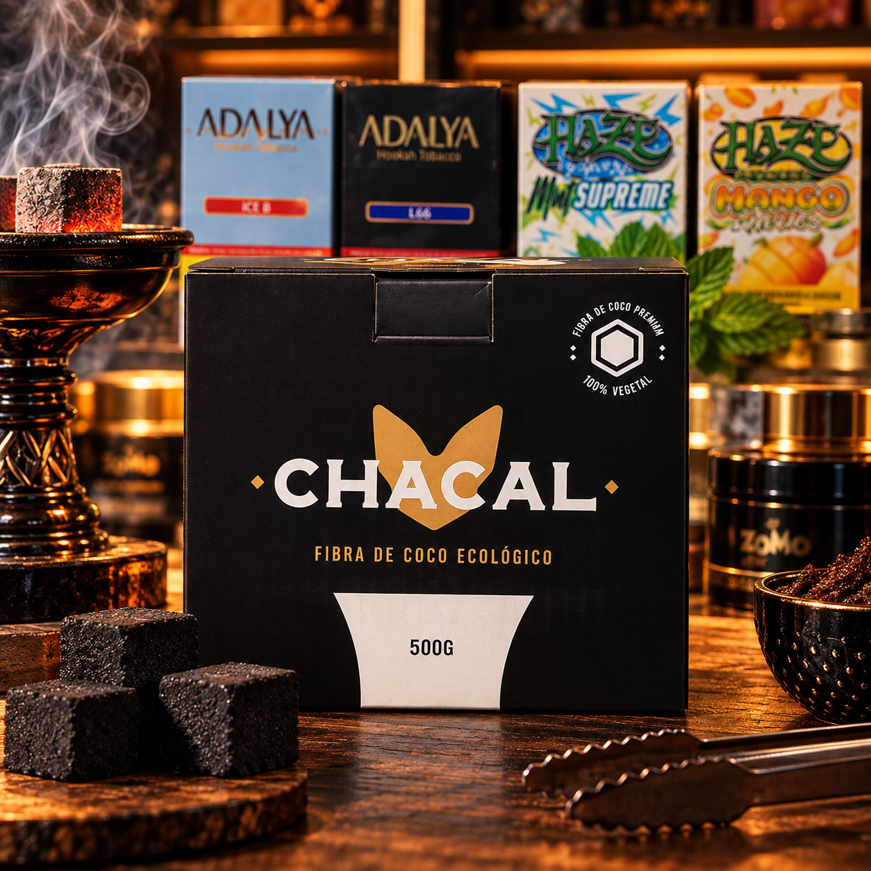 Carvão Chacal 500g