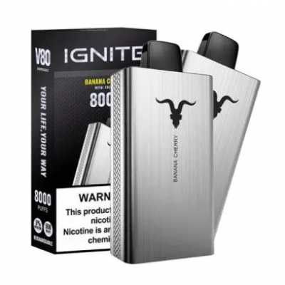 Pod Descartável Ignite V80 Ultra Slim 8k - Silver